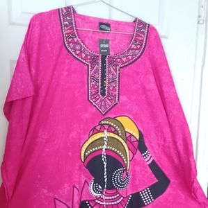 Pink African dress